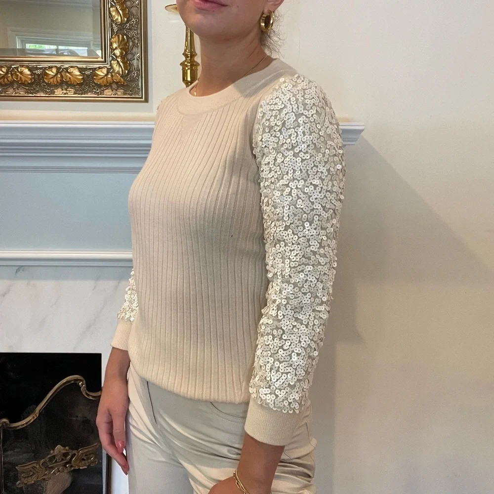 Rachel and Zoe cream sweater